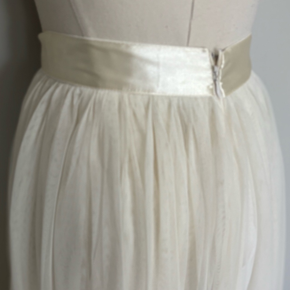 Tulle Maxi Skirt Removable Embellished Waist Bridal Wedding Costume - Picture 3 of 5